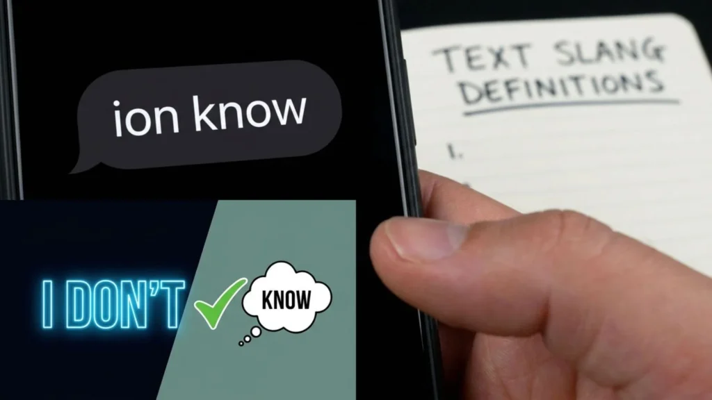 ion meaning in text