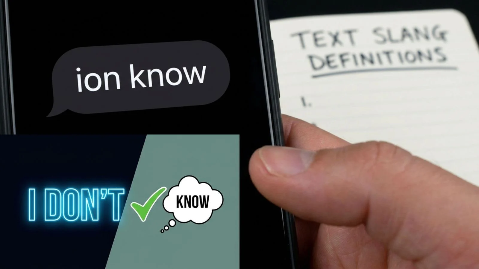 ion meaning in text