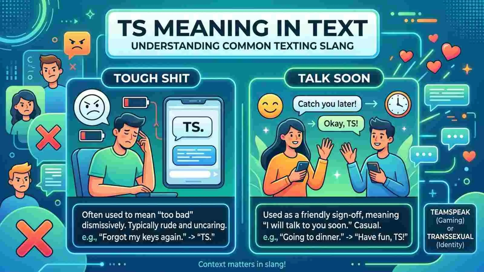 ts meaning in text