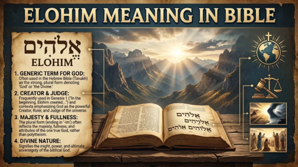 elohim meaning in bible