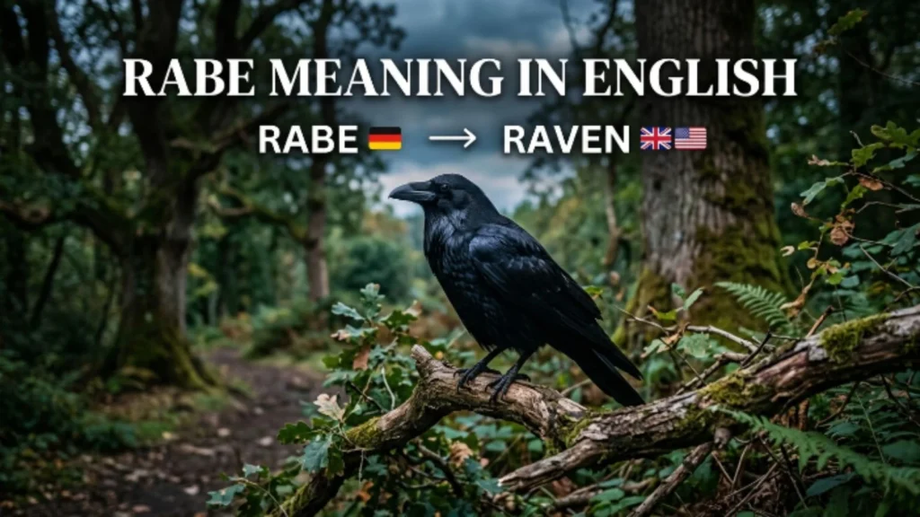 rabe meaning in english