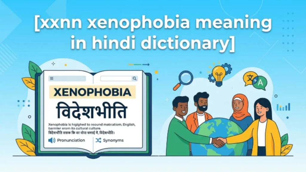 xxnn xenophobia meaning in hindi dictionary
